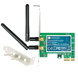 FebSmart FS-N600 (Wireless Dual Band N600 Wi-Fi Card) تحميل برنامج تعريف - برنامج تعريف