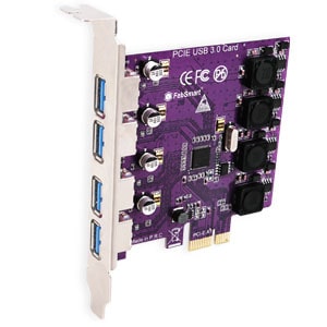 FebSmart FS-U4-Pro Purple (4 Ports PCI Express USB 3.0 Card) برنامج تعريف
