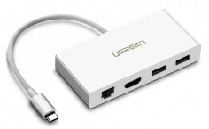 UGREEN USB C to USB 3.0 HDMI RJ45 Ethernet Hub برنامج تعريف