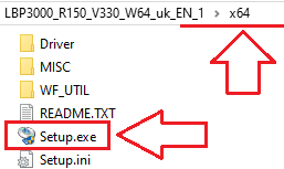 تثبيت برنامج الطابعة