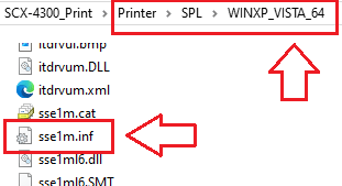 اعثر على الملف sse1m.inf